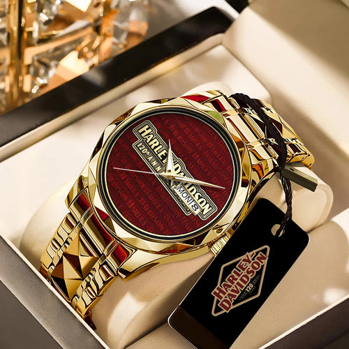 Harley Davidson Alloy Luxury Quartz Watch – TANTN 13776