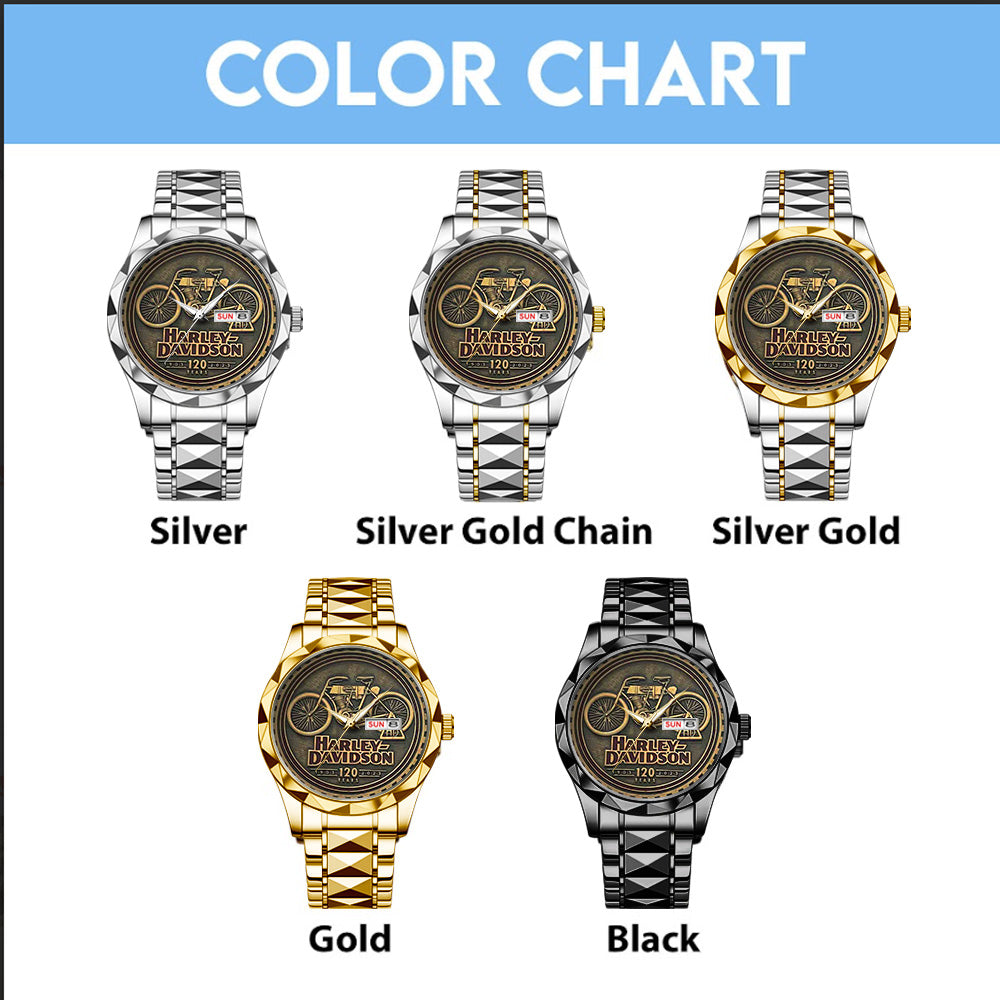 Harley Davidson Alloy Luxury Quartz Watch – TANTN 13934