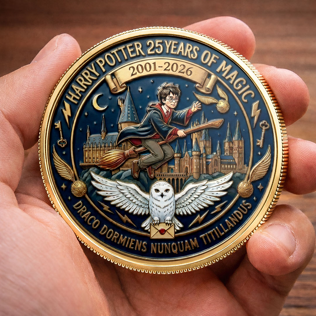 Harry Potter 25 Years of Magic Commemorative Coin – MAITM15124