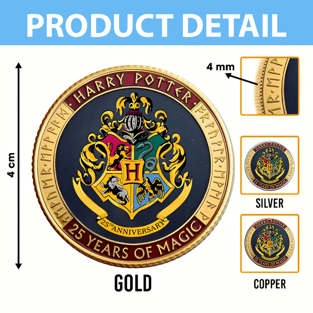 Harry Potter 25 Years of Magic Commemorative Coin – MAITM15254
