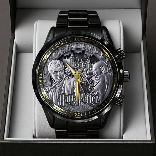 Harry Potter 25th Anniversary 2026 Black Stainless Steel Watch – TANTN19493