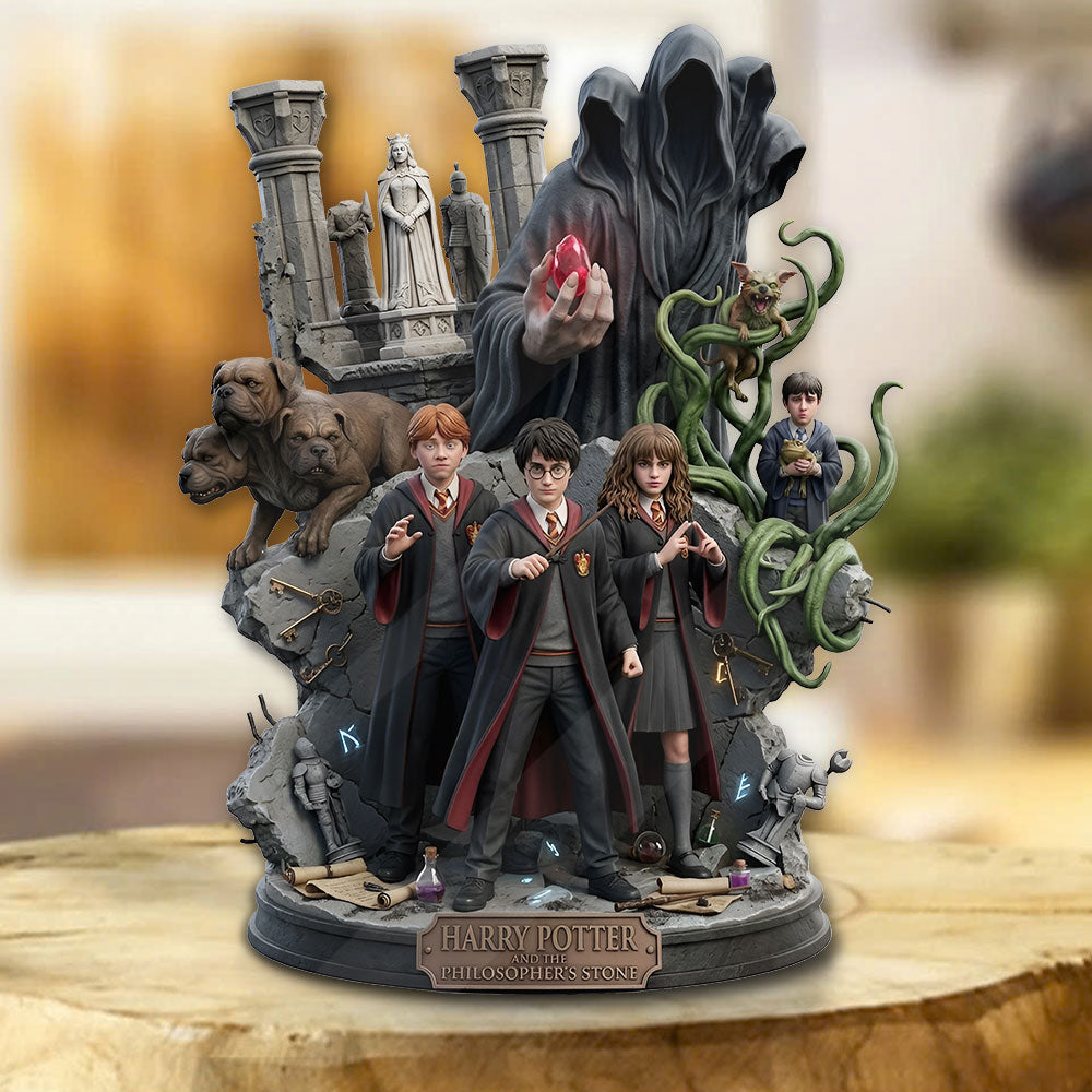 Harry Potter 25th Anniversary 2026 Custom Shape Acrylic Plaque – TMTHU5190
