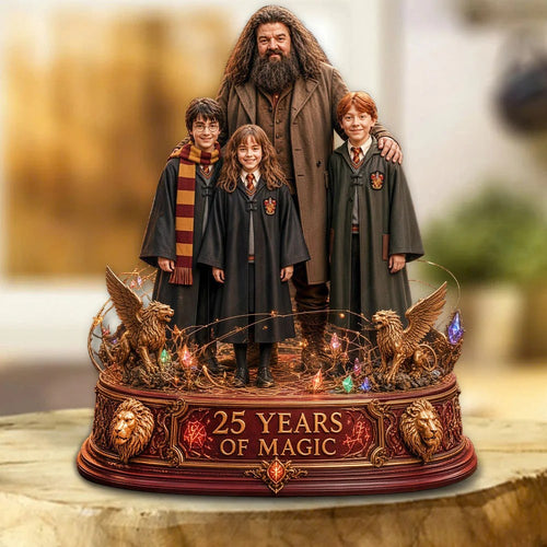 Harry Potter 25th Anniversary 2026 Custom Shape Acrylic Plaque – TMTHU9048