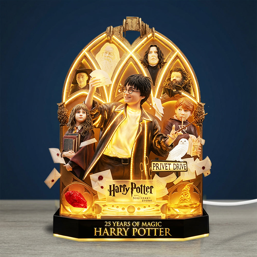 Harry Potter 25th Anniversary 2026 Custom Shape Acrylic Light Box – TMTHU7654