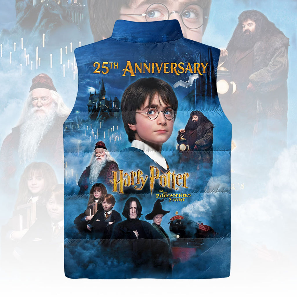Harry Potter 25th Anniversary 3D Sleeveless Down Jacket – HOATT15224