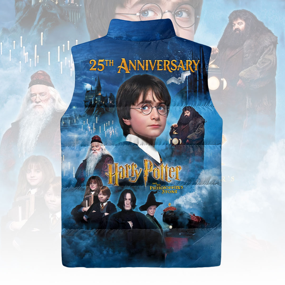 Harry Potter 25th Anniversary 3D Sleeveless Down Jacket – HOATT15224