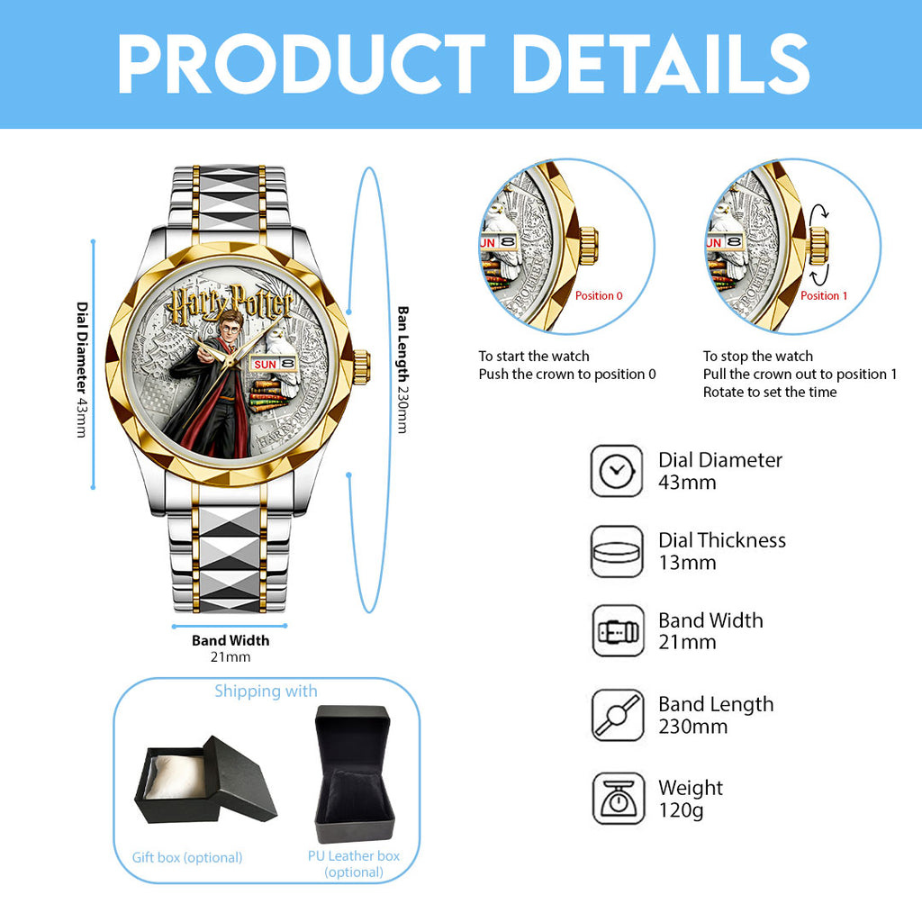 Harry Potter 25th Anniversary Alloy Luxury Quartz Watch – HOATT15357