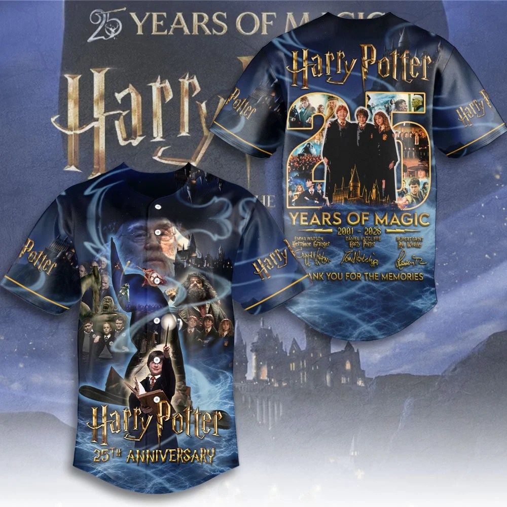 Harry Potter 25th Anniversary Baseball Jersey – TMTHU9021