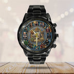 Harry Potter 25th Anniversary Black Stainless Steel Watch – TMTHU4260