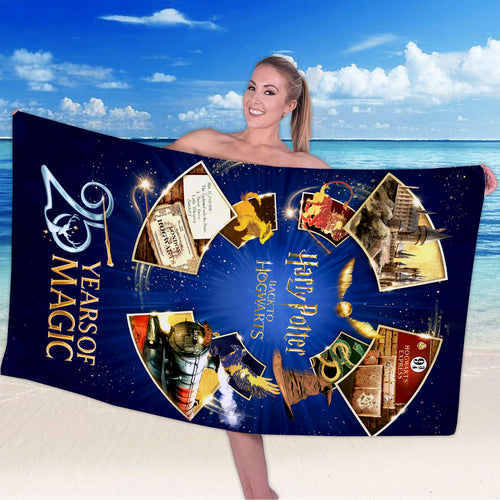 Harry Potter 25th Anniversary Rectangle Beach Towel – HOATT15316