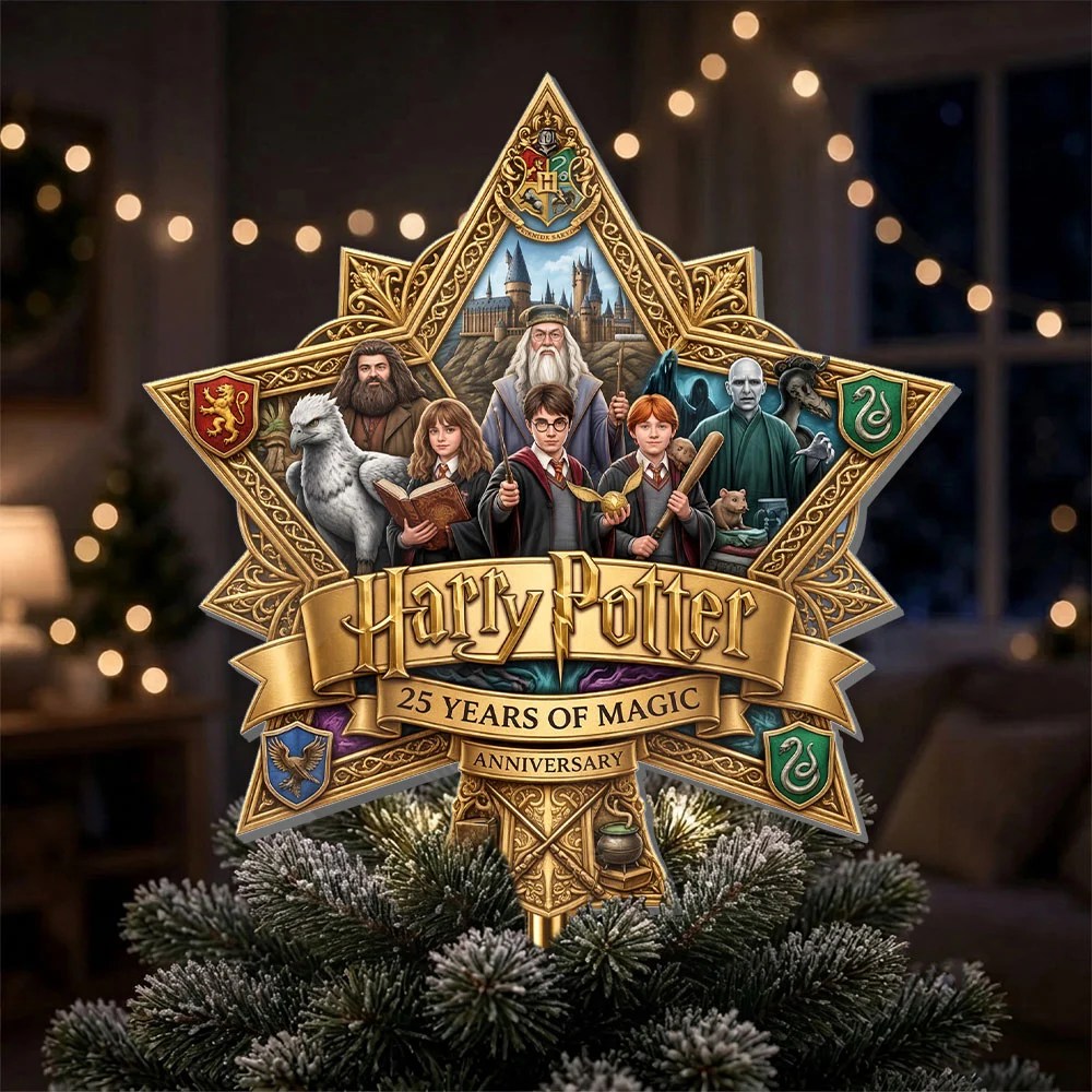 Harry Potter 25th Anniversary Christmas Tree Topper – TMTHU9675