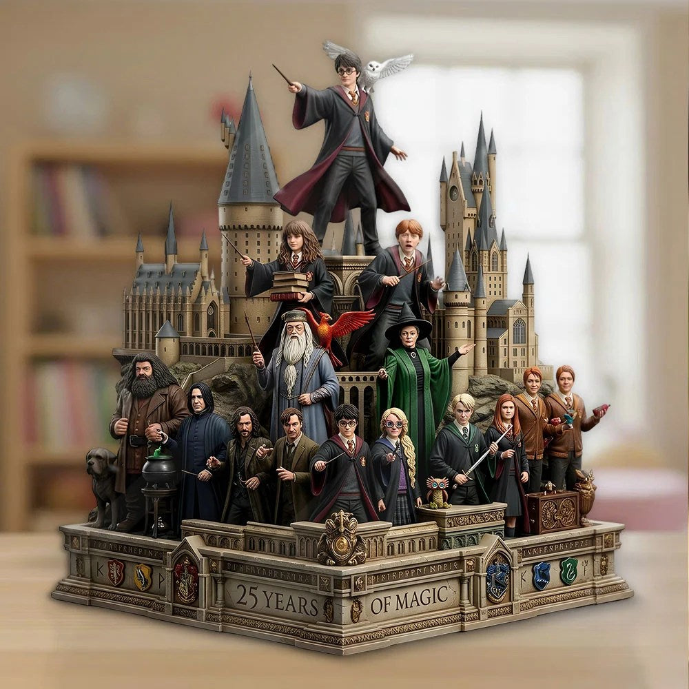 Harry Potter 25th Anniversary Custom Shape Acrylic Plaque – TMTHU9456