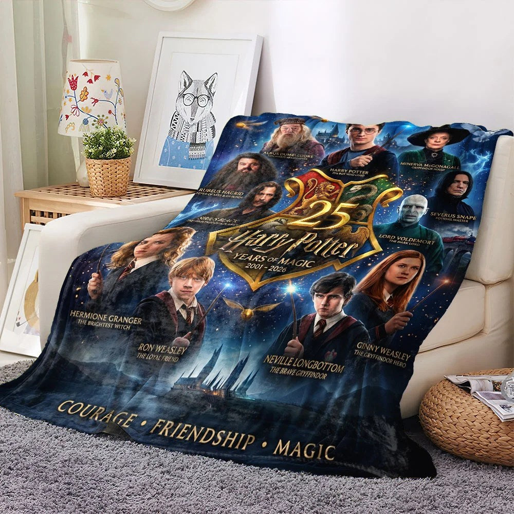 Harry Potter 25th Anniversary Fleece Blanket – TMTHU10015