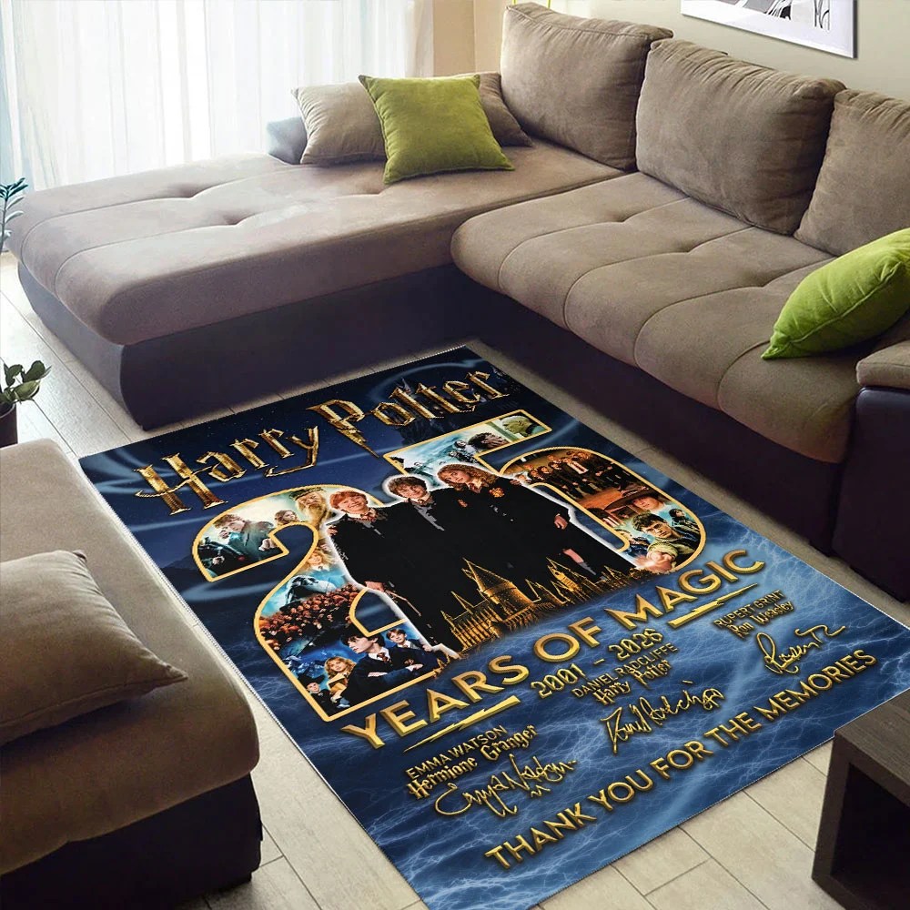 Harry Potter 25th Anniversary Rectangular Rug – TMTHU9253