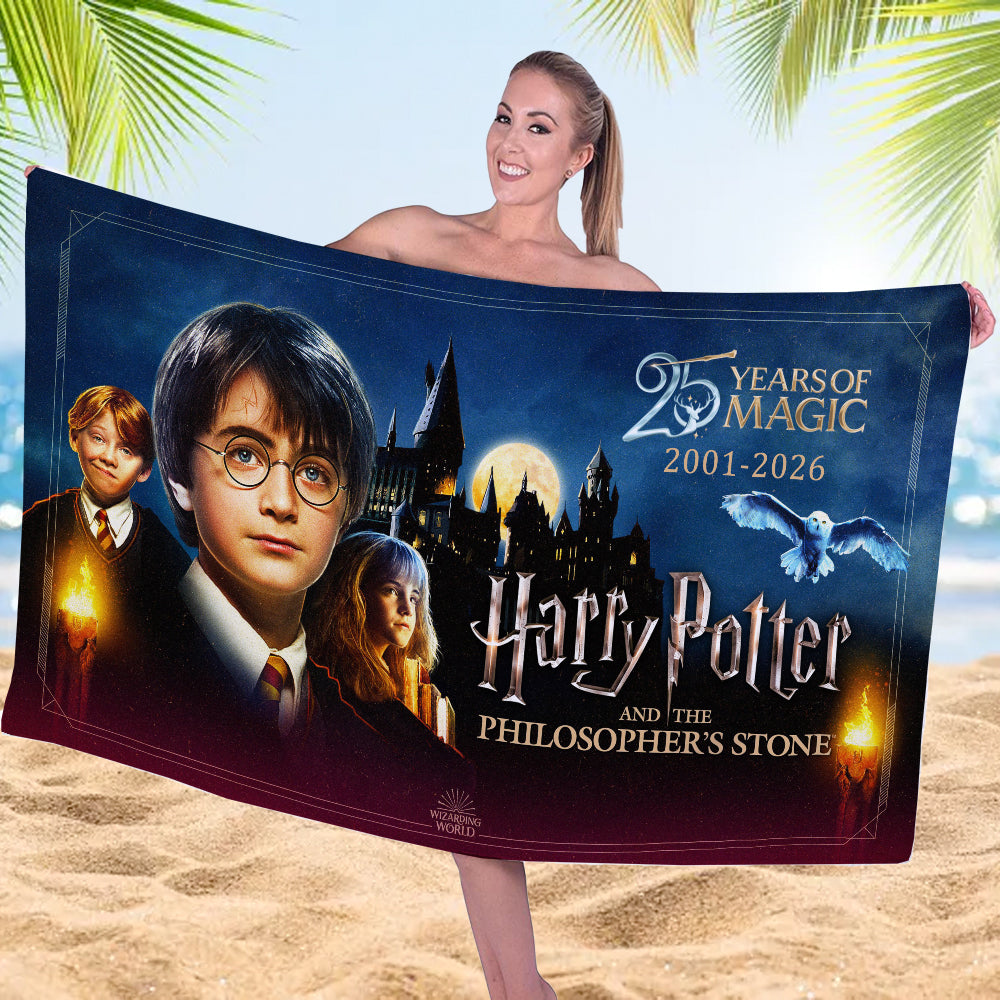 Harry Potter 25th Anniversary Rectangle Beach Towel – MAITM14167