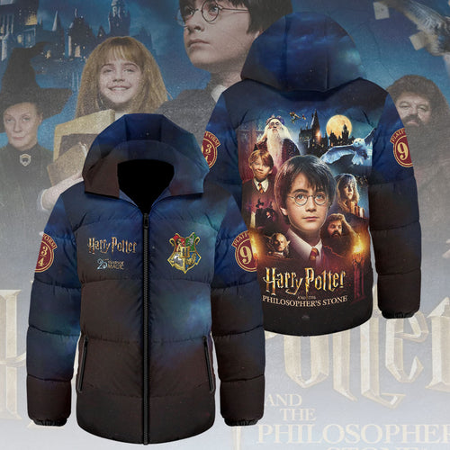 Harry Potter 25th Anniversary Thickened Down Hooded Jacket – HOATT15318