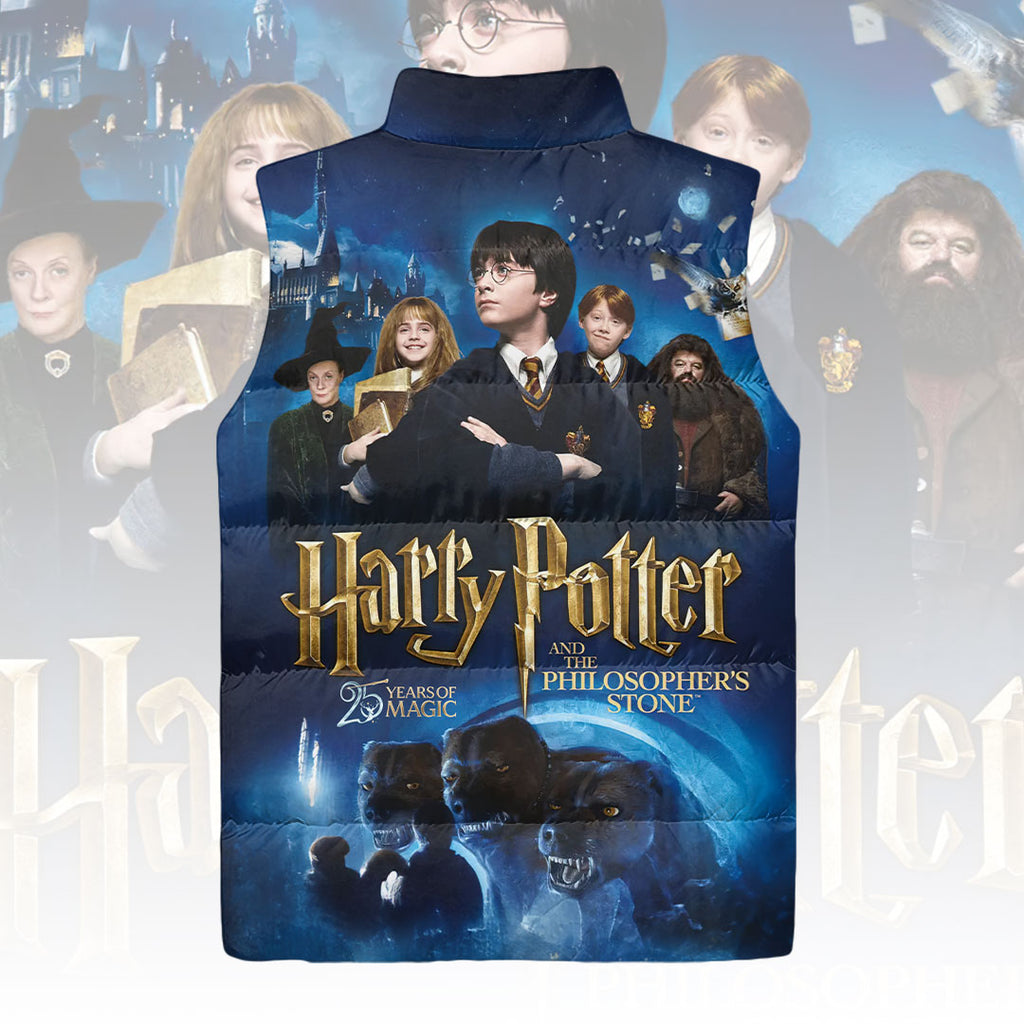 Harry Potter 25th Anniversary 3D Sleeveless Down Jacket – HOATT15204