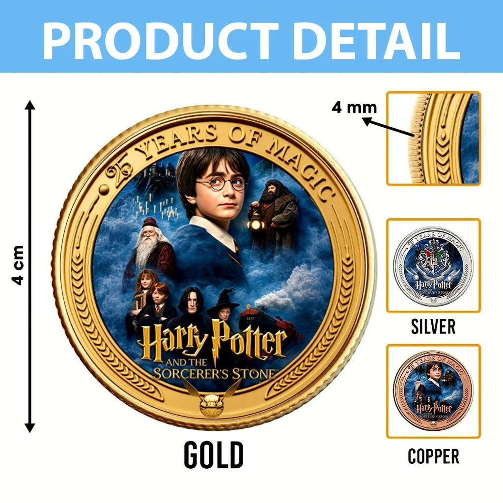 Harry Potter 25th Anniversary Commemorative Coin – HOATT20455