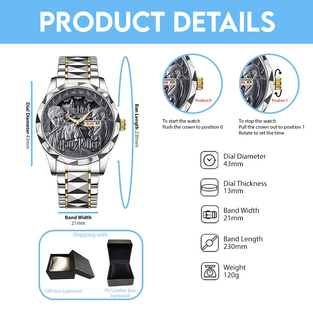 Harry Potter Alloy Luxury Quartz Watch – TANTN15502