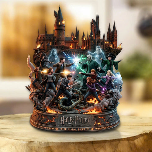 Harry Potter and The Deathly Hallows II Custom Shape Acrylic Plaque – TMTHU5257