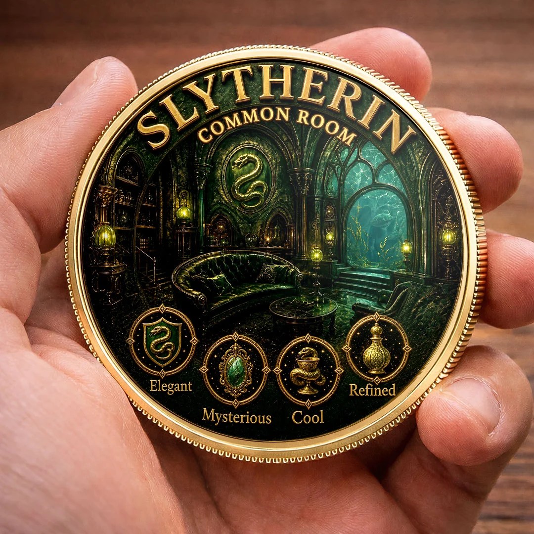 Harry Potter x Slytherin Commemorative Coin – MAITM15478