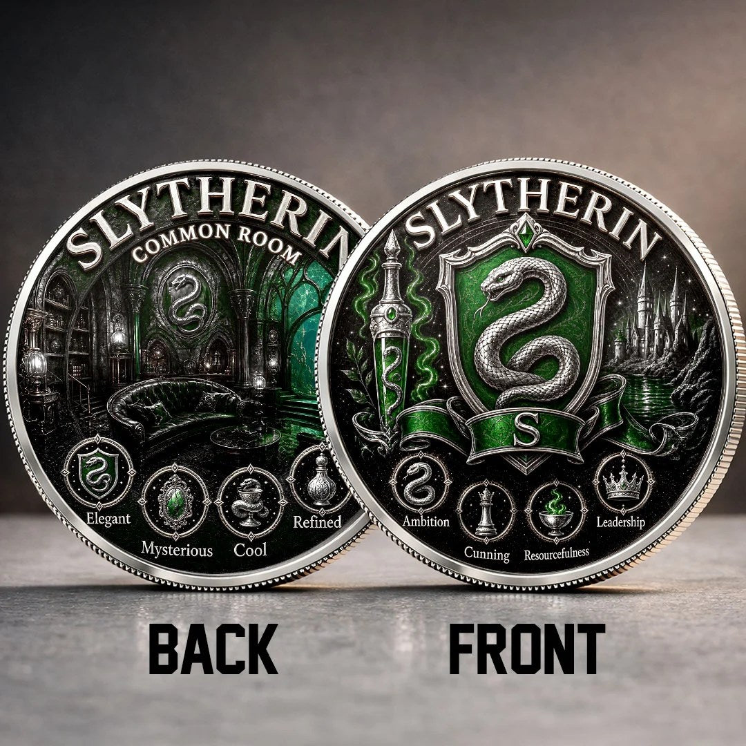 Harry Potter x Slytherin Commemorative Coin – MAITM15478