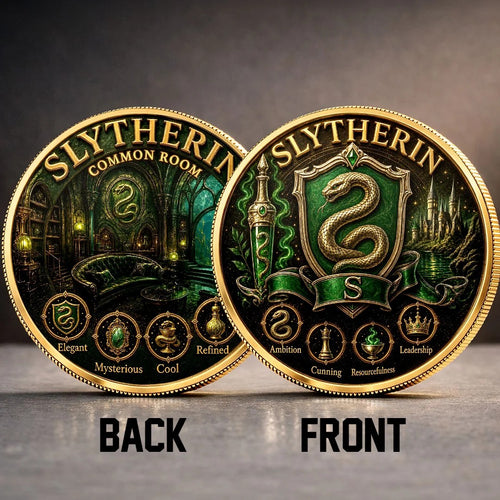 Harry Potter x Slytherin Commemorative Coin – MAITM15478