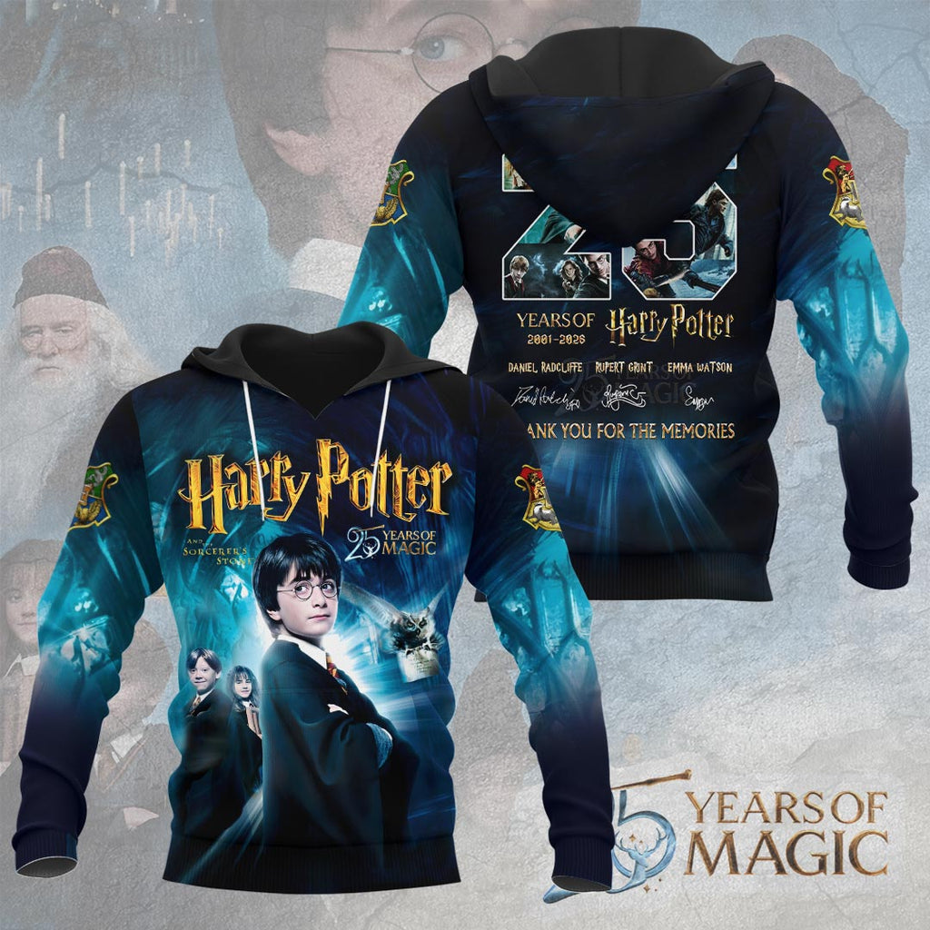 Harry Potter 25th Anniversary 3D Apparel – HOATT15202
