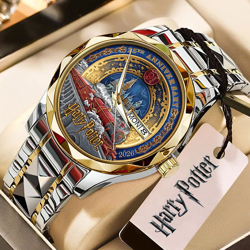 Harry Potter 25th Anniversary Alloy Luxury Quartz Watch – TMTHU2741