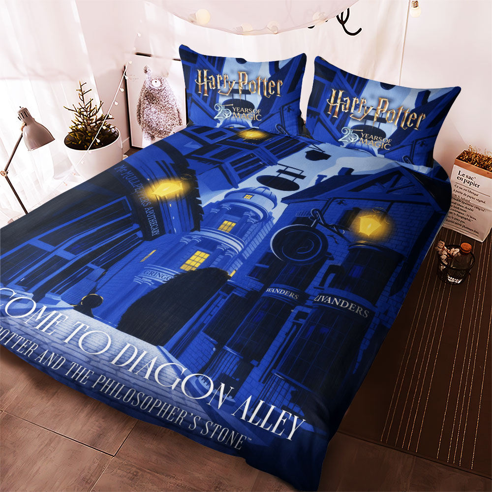 Harry Potter 25th Anniversary 3-Piece Duvet Bedding Set – TANTN24859