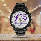 Harry Potter 25th Anniversary 2026 Black Stainless Steel Watch – TANTN19390