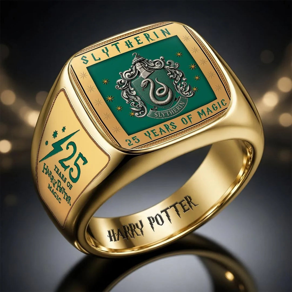 Harry Potter 25th Anniversary 3D Engraved Ring – HOATT20320