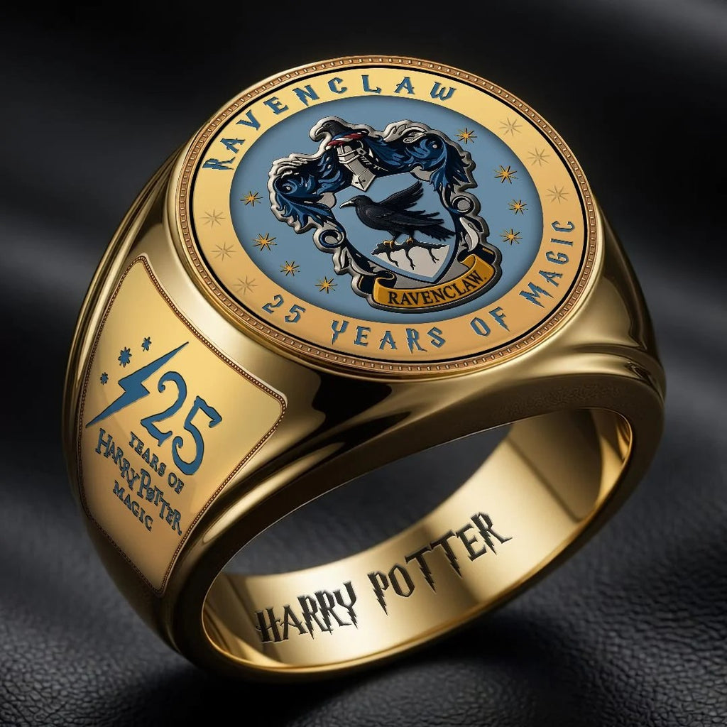 Harry Potter 25th Anniversary 3D Engraved Ring – HOATT20321