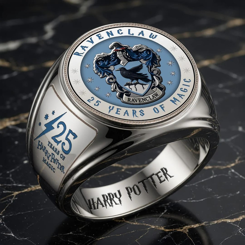 Harry Potter 25th Anniversary 3D Engraved Ring – HOATT20321