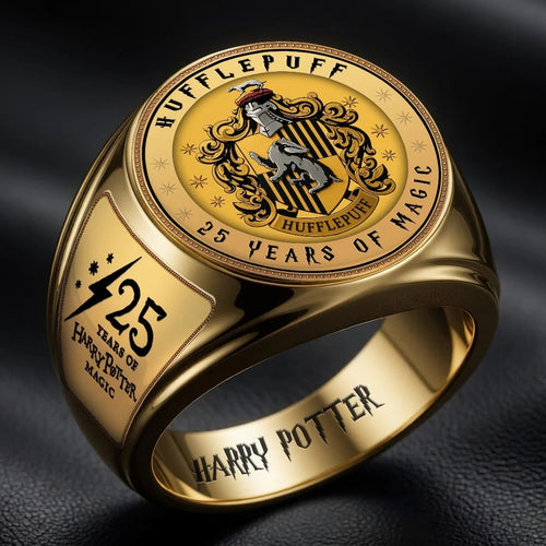Harry Potter 25th Anniversary 3D Engraved Ring – HOATT20322