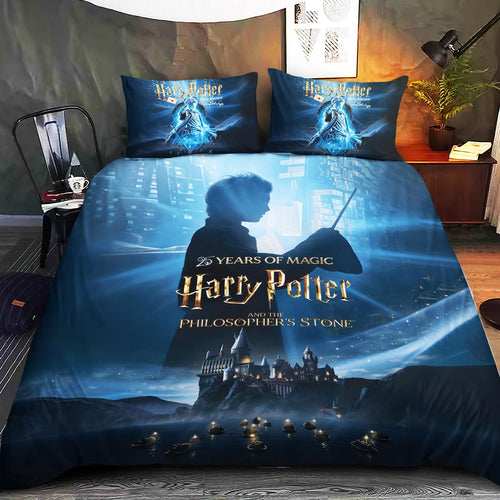 Harry Potter 25th Anniversary 3-Piece Duvet Bedding Set – HOATT20272