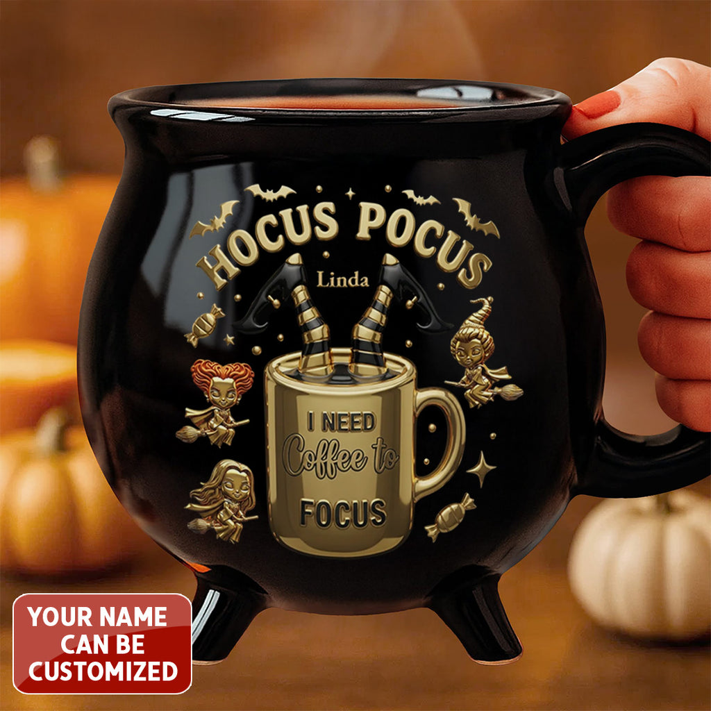 Personalized Hocus Pocus 13oz Cauldron Mug – MAITM12748