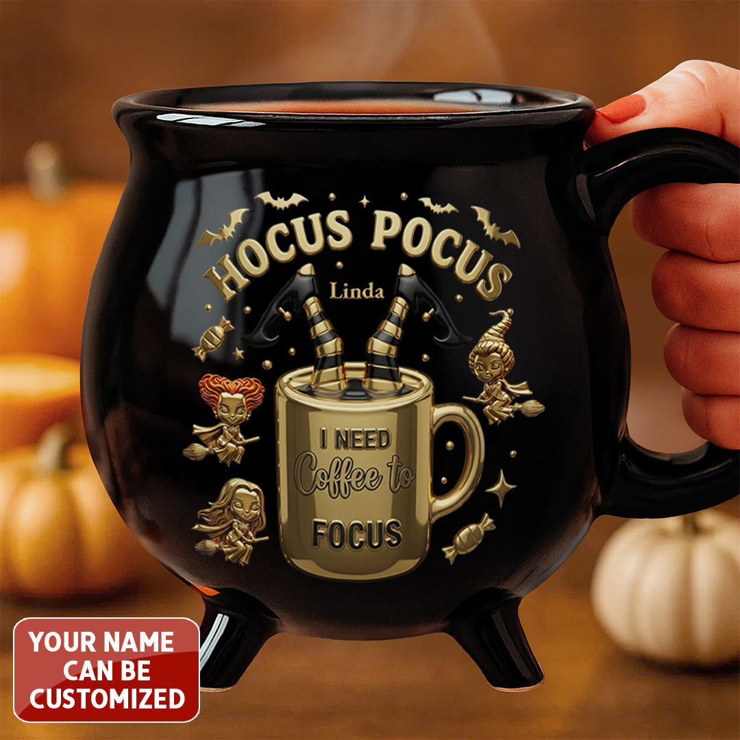 Personalized Hocus Pocus 13oz Cauldron Mug – MAITM12748