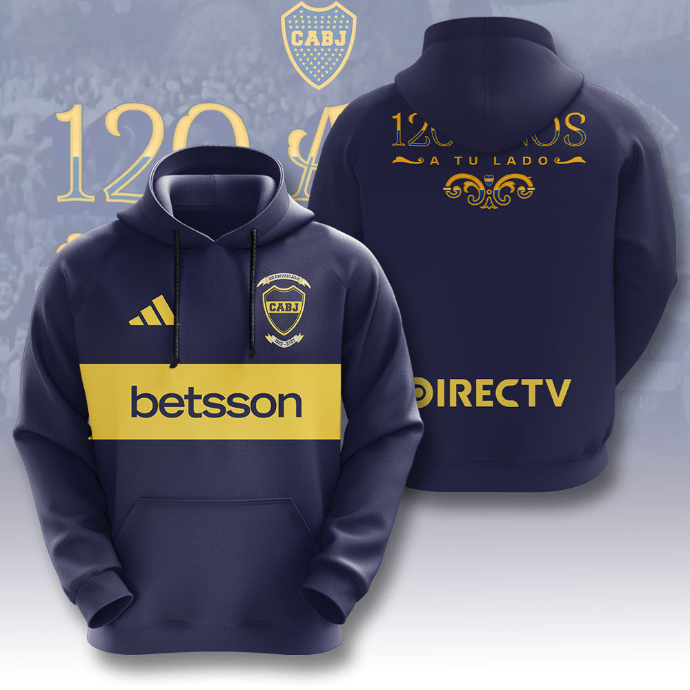 Boca Juniors 120th Anniversary 2025 3D Apparel – GNE4254
