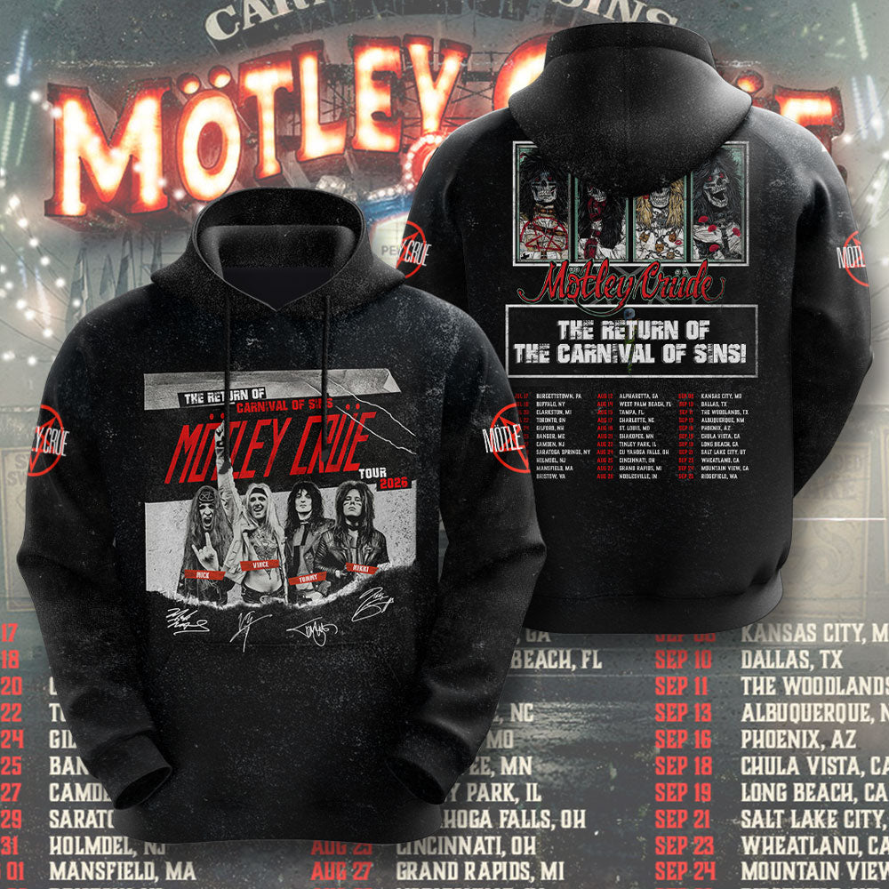 Mötley Crüe 3D Apparel – GNE4657