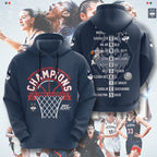 UConn Huskies Women's Basketball 2026 Big East Champions 3D Apparel – GNE5399