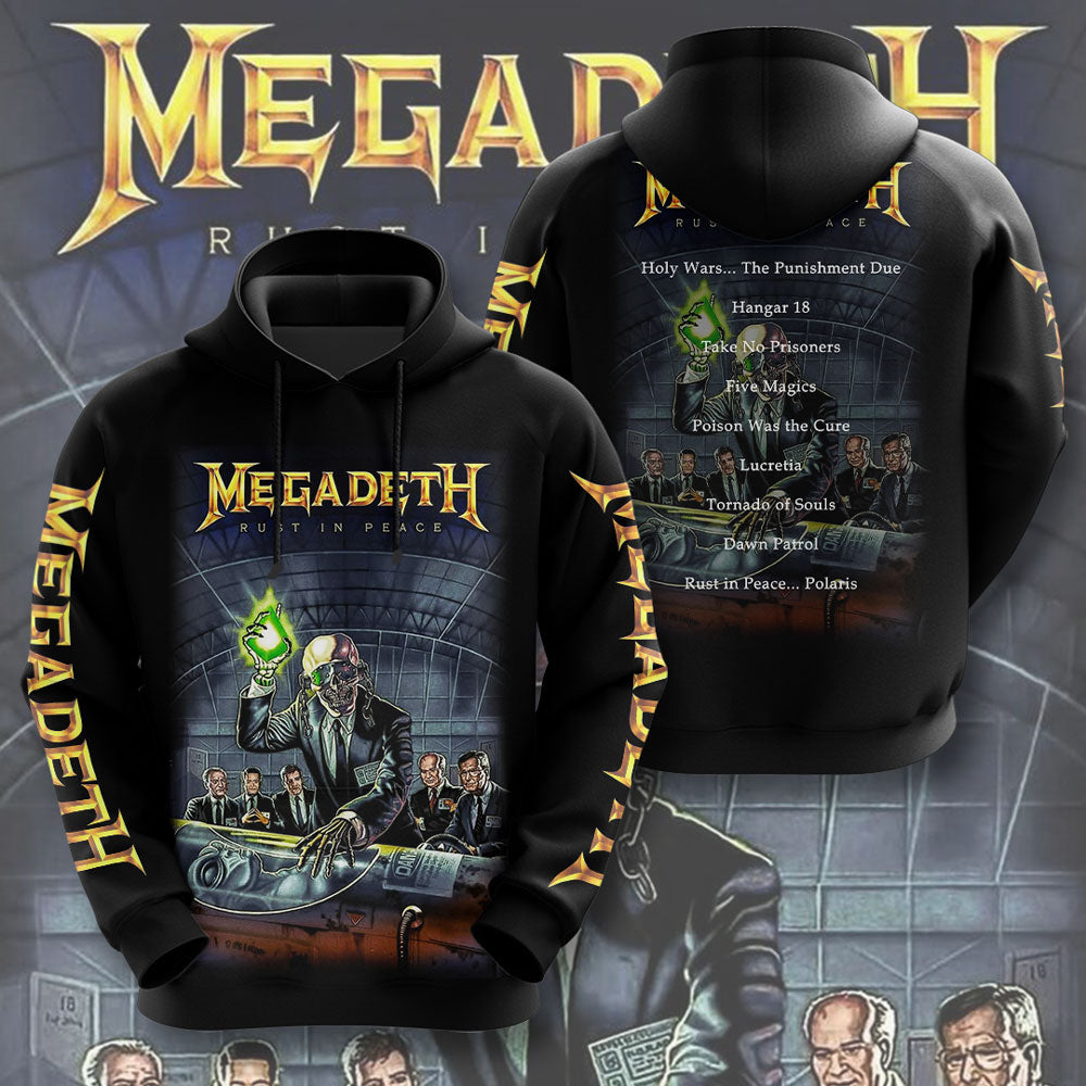 Megadeth 3D Apparel – TMTHU1169