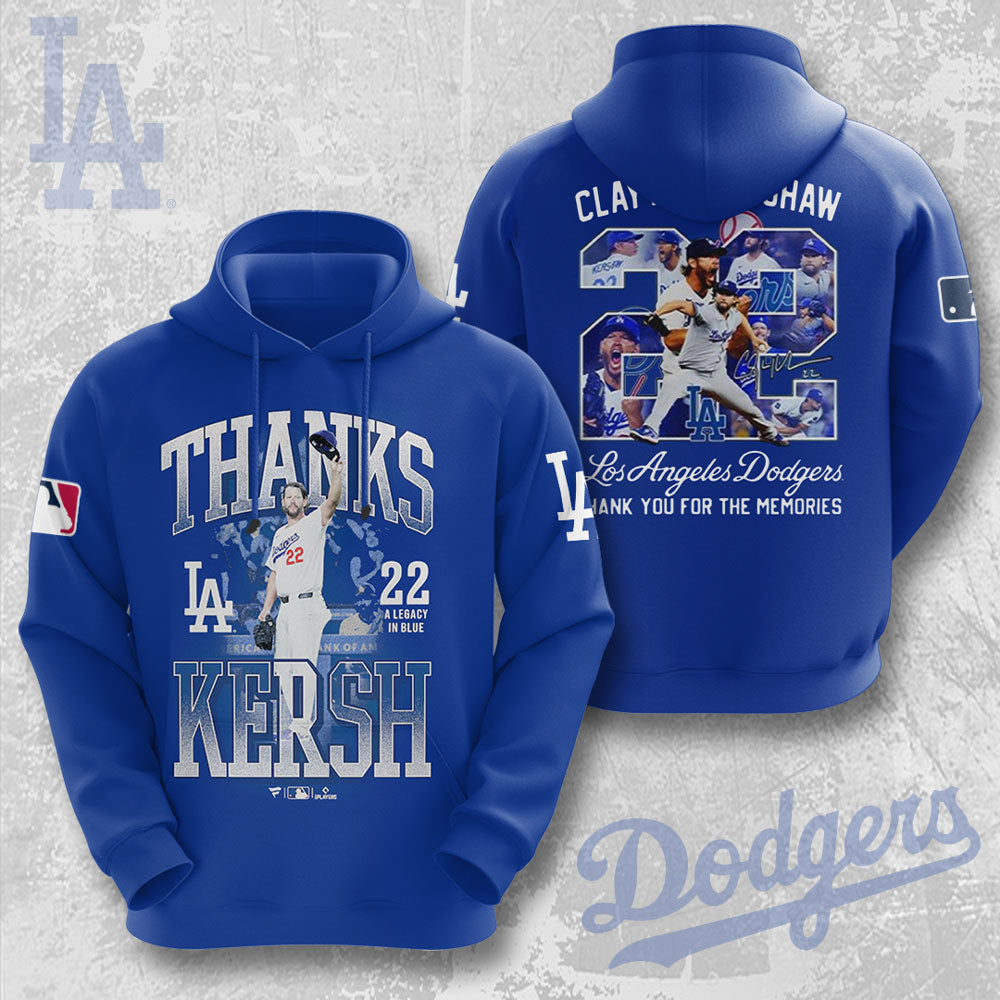 Los Angeles Dodgers x Clayton Kershaw 3D Apparel – TMTHU1913