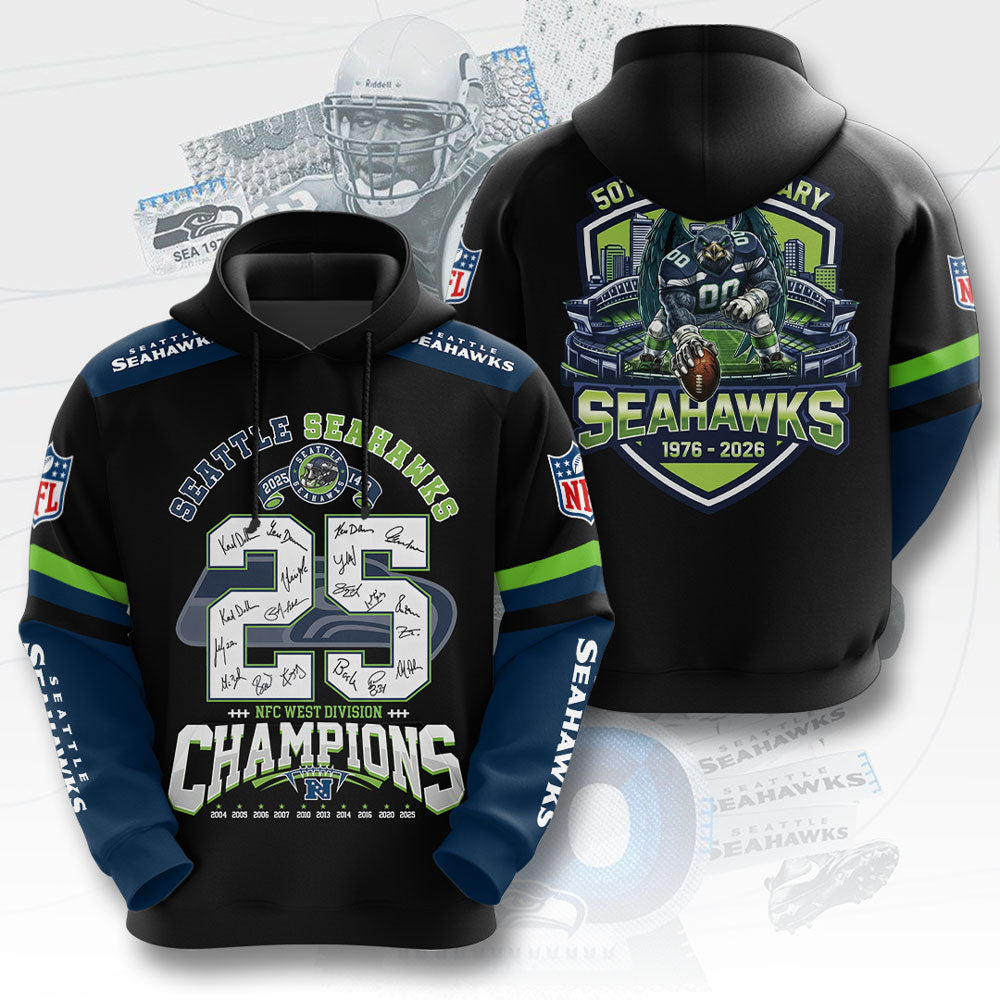 Seattle Seahawks 3D Apparel – TMTHU3413