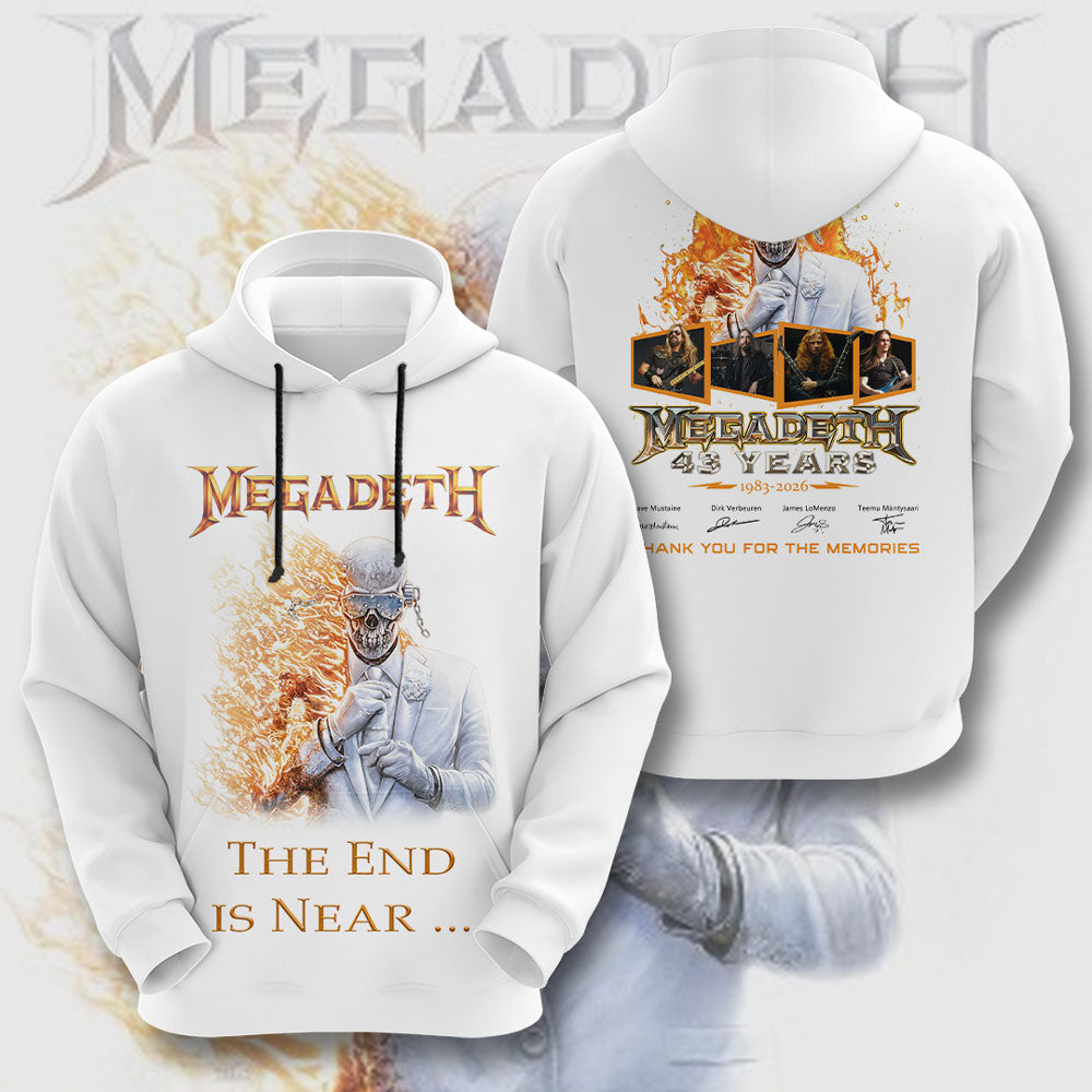 Megadeth 3D Apparel – TMTHU433