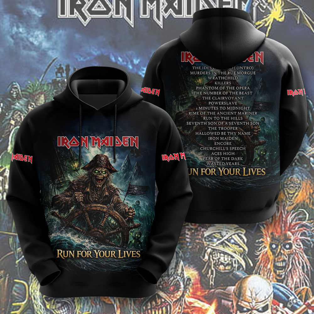 Iron Maiden 2026 World Tour 3D Apparel – TMTHU4384