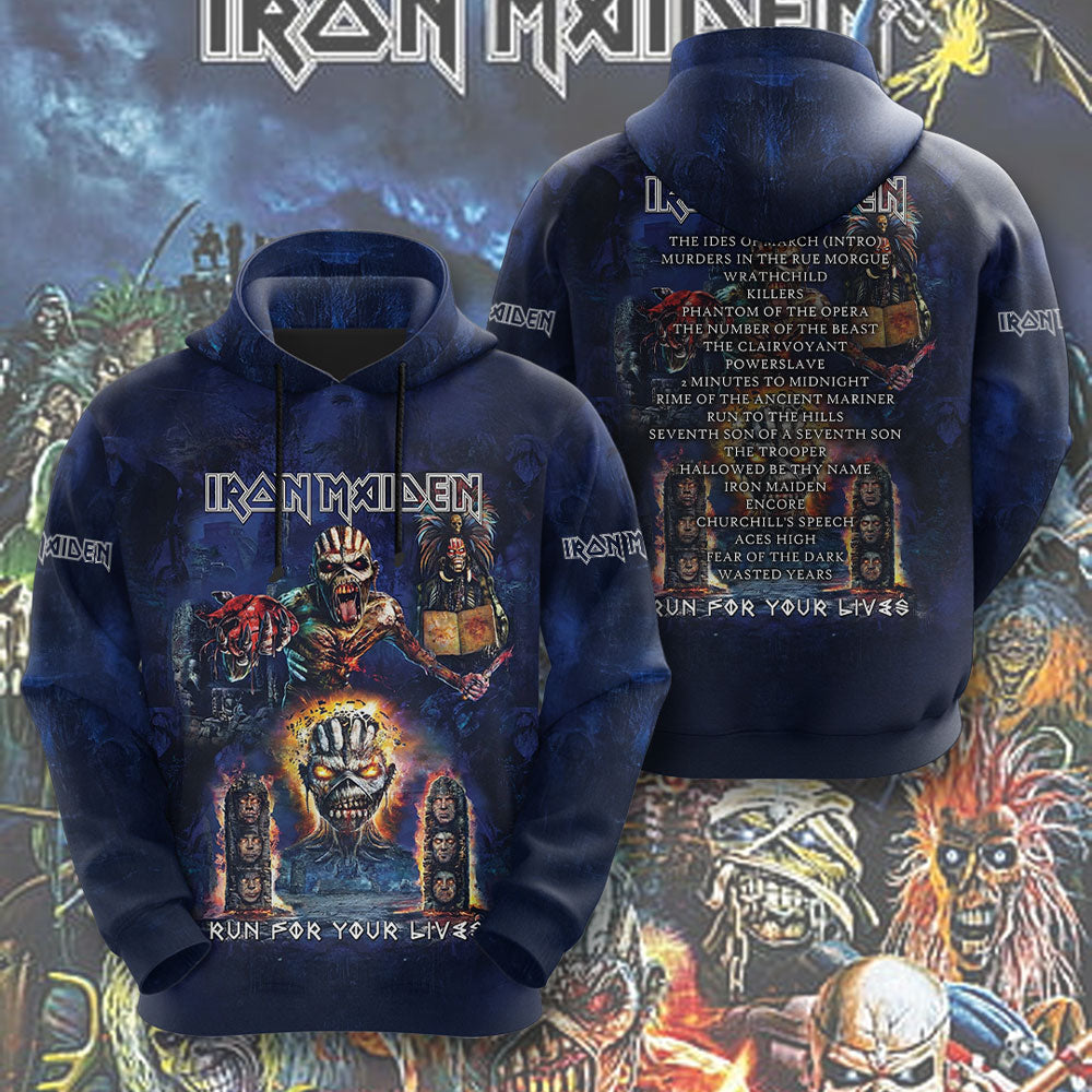 Iron Maiden 2026 World Tour 3D Apparel – TMTHU4566