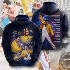 Freddie Mercury 80th Anniversary 3D Apparel – TMTHU5974