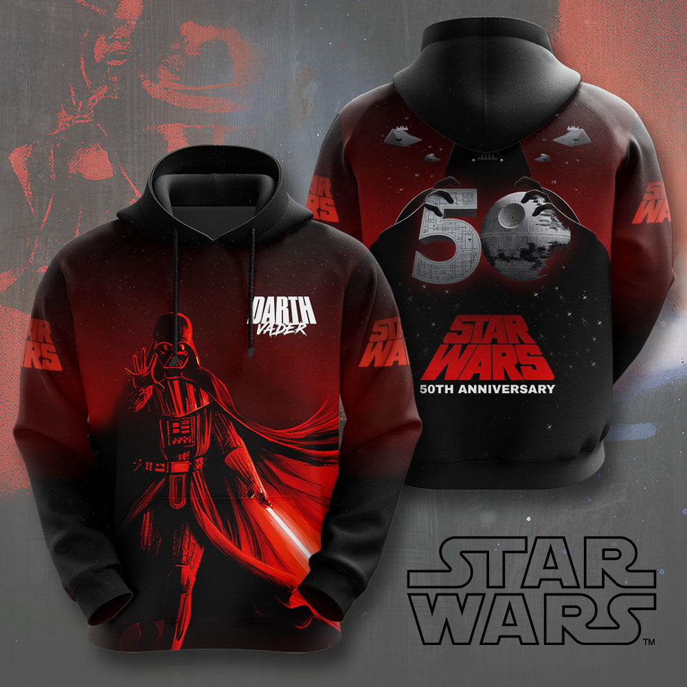 Star Wars x Darth Vader 50th Anniversary 3D Apparel – TMTHU5983