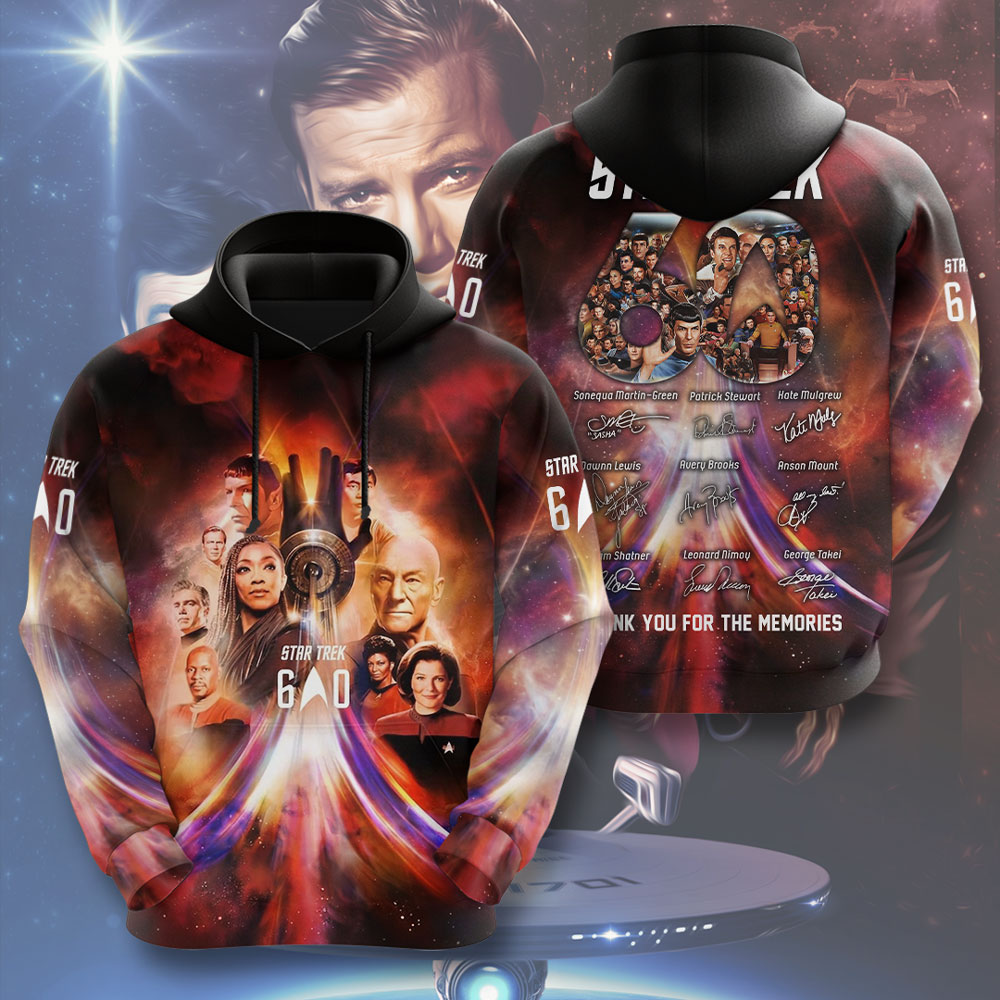 Star Trek 60th Anniversary 3D Apparel – TMTHU6642